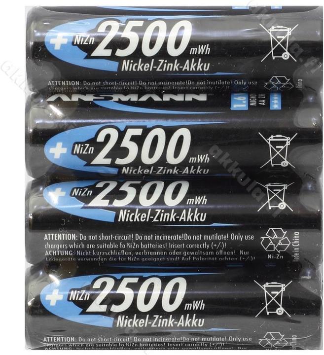 Image du produit Ansmann Pile NiZN (4 pcs, AA, 1500 mAh)