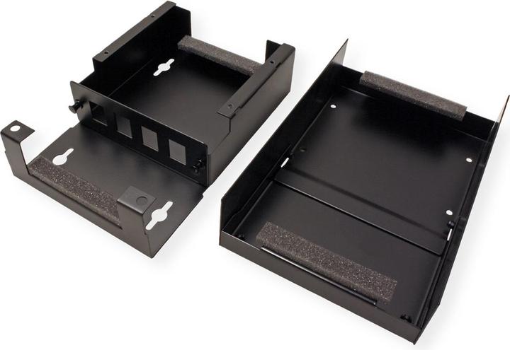 Actual product image Value Wall case for 4x Keystones, black (Keystone module holder)