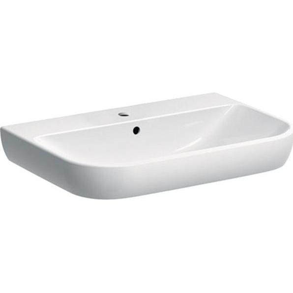 Geberit, Waschbecken, Waschtisch Smyle 70 cm wei mit Beschichtung 500248018 (480 mm, 700 mm)