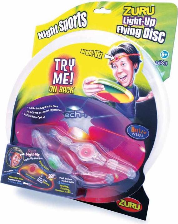 Actual product image Zuru Light up frisbee with 2 LED