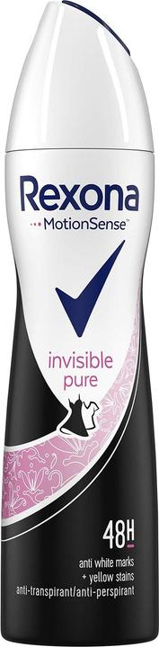 Productafbeelding Rexona Motion Sense Vrouw Deo Onzichtbaar Puur (Spuit, 150 ml)