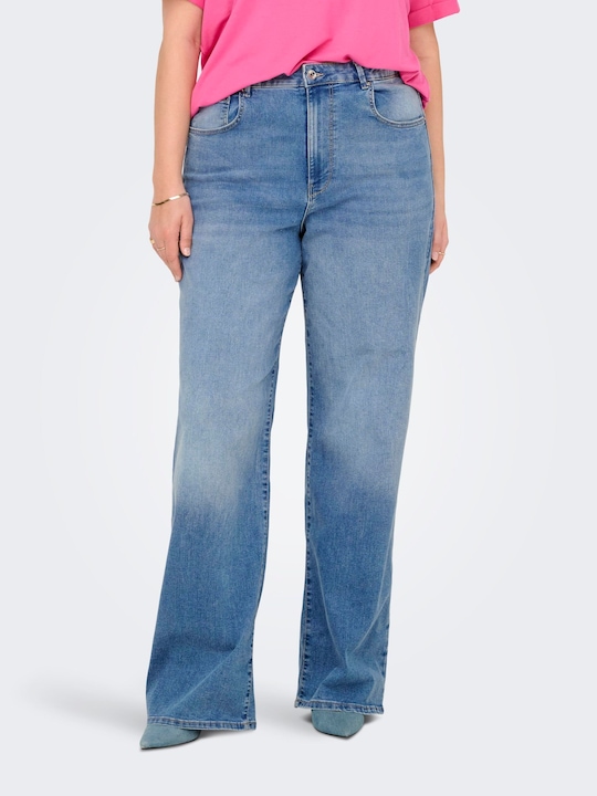 Produktbild Only CARHOPE-LUSH Hohe Taille Weiter Beinschnitt Jeans Jeans mit weitem Bein (50)