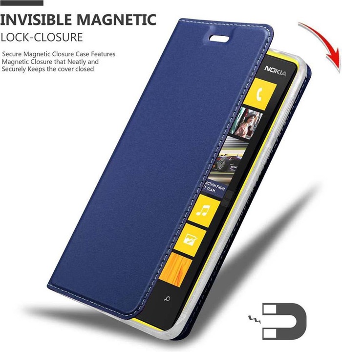Actual product image Cadorabo Book Classy Style Cover (Nokia Lumia 920)