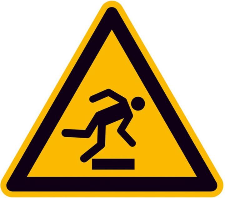 Produktbild BRW Warnschild Stolpergefahr - 20 cm