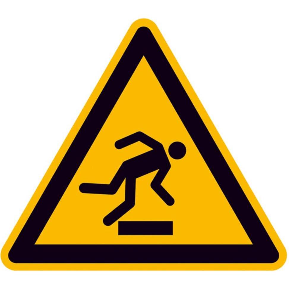 BRW Warnschild Stolpergefahr - 20 cm (538010.1600)