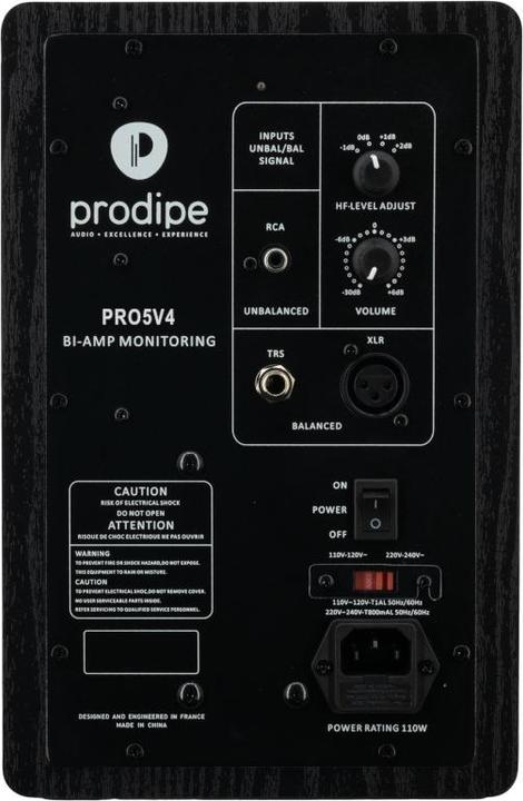 Image du produit Prodipe Studiomonitor Pro5 V4 BW (Actif, Couples, 1x 75 W)