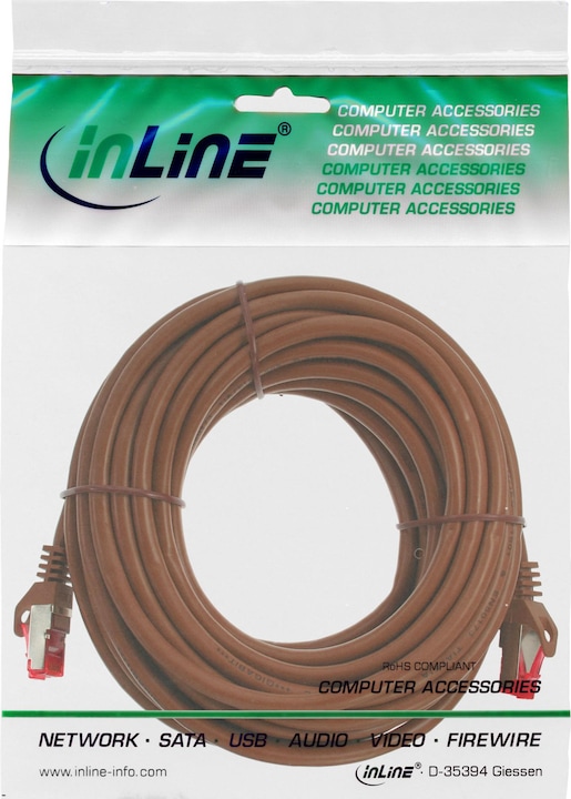 Produktbild InLine Netzwerkkabel (S/FTP, CAT6, 5 m)