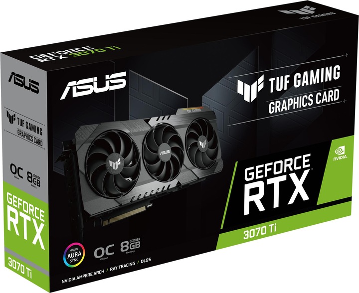 Actual product image ASUS TUF GAMING GeForce RTX 3070 TI V2 OC EDITION (8 GB)