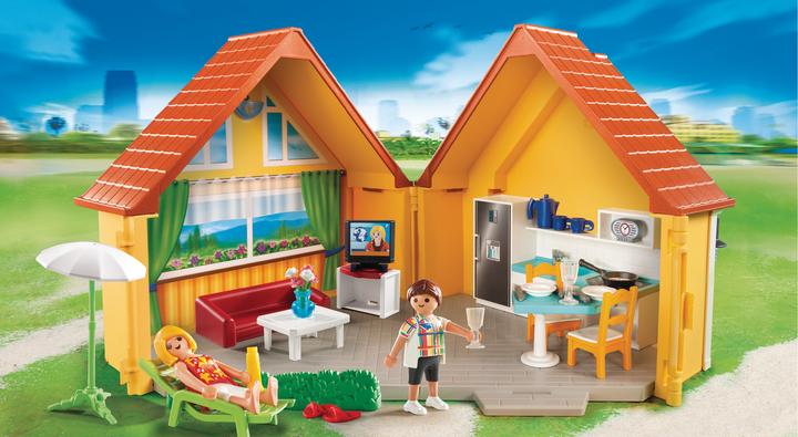 Produktbild Playmobil Aufklapp-Ferienhaus (6020, Playmobil Summer Fun)