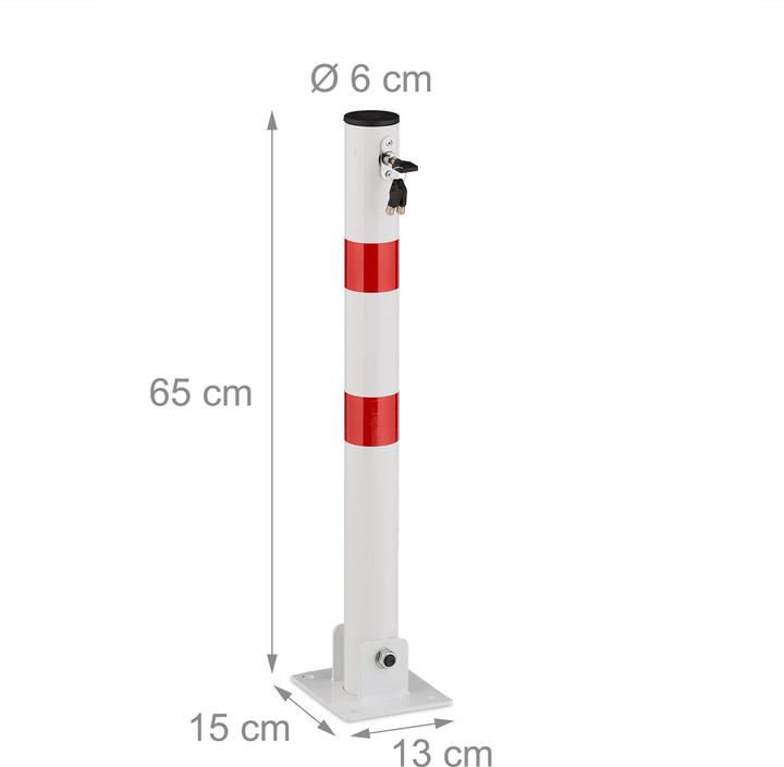 Image du produit Relaxdays Poteau de parking