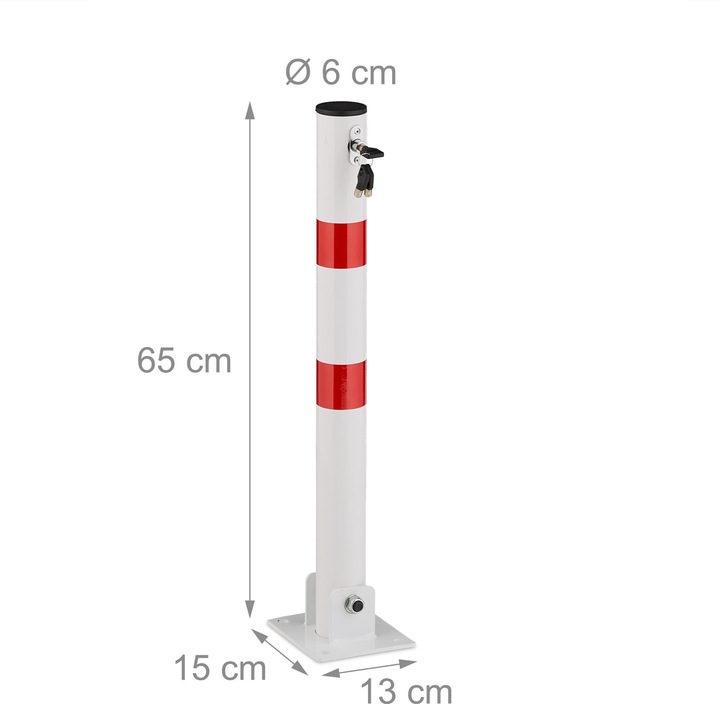 Actual product image Relaxdays Barrier posts