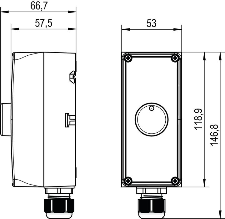 Actual product image ALRE Univers.capillary thermostat