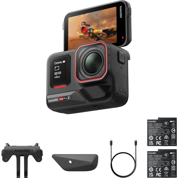 Productafbeelding Insta360 Ace Pro2 Dual Battery Bundle (30p, Bluetooth, WiFi)