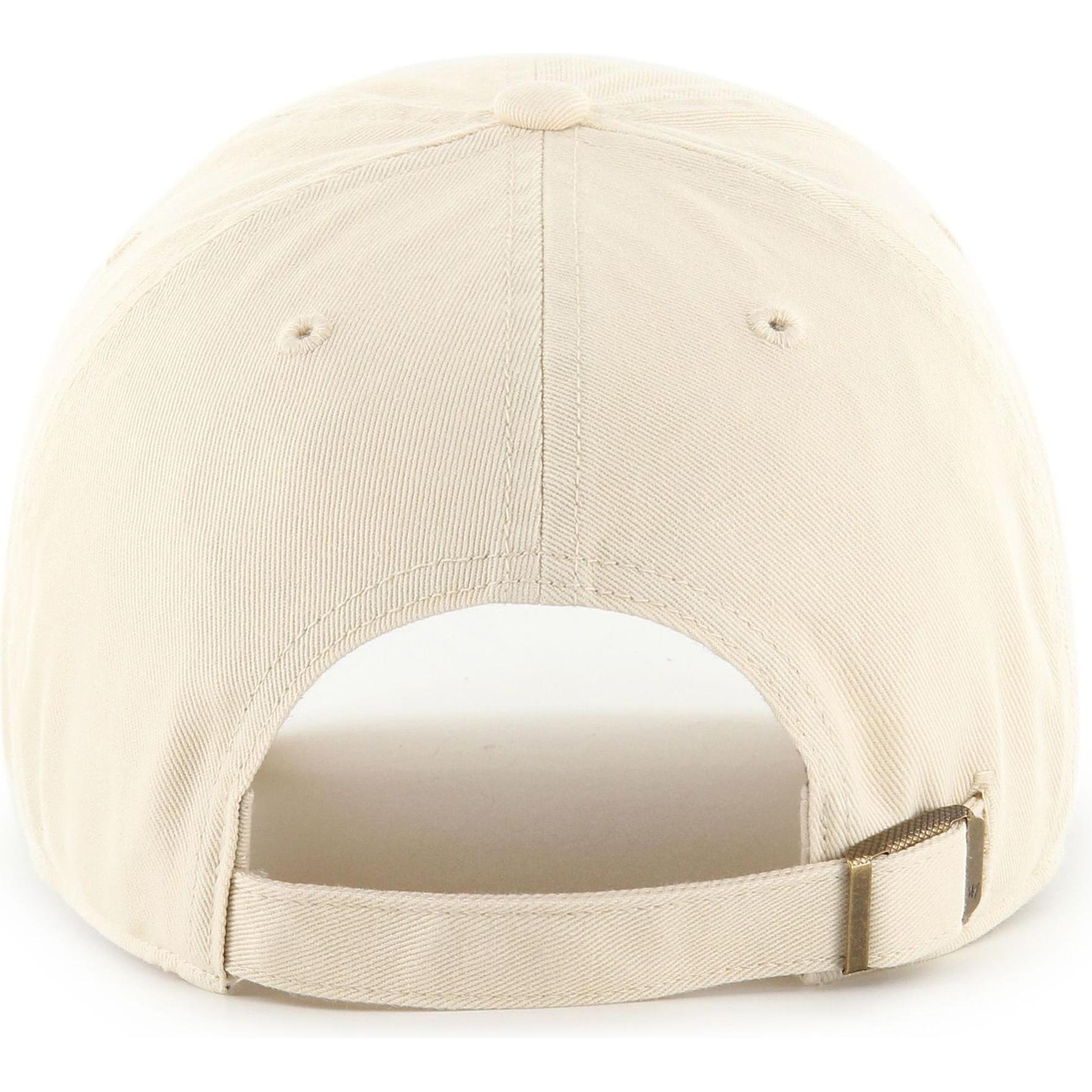 Thumbnail - 47 Brand, Herren, Cap, Strapback Cap - CLEAN UP New York Yankees natural, Beige