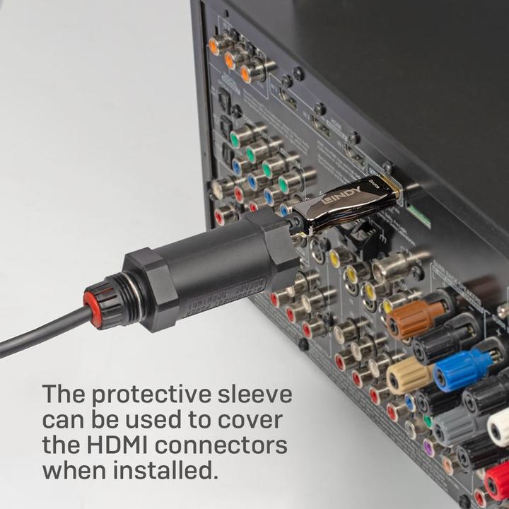 Produktbild Lindy 20m gepanzert Fibre Optic Hybrid HDMI 8K60 Kabel (20 m, HDMI, 2.1)