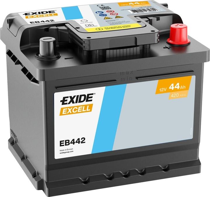 Actual product image Exide Excell (12 V, 44 Ah, 420 A)