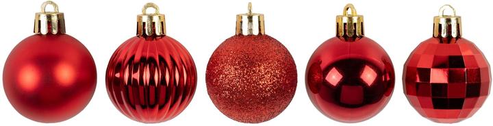 Produktbild Cocon Weihnachtskugel 34 Stück, Rot (34 -teilig)