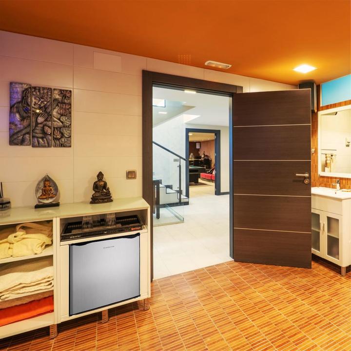 Image du produit Manta MM515PSL Fridge 46L Silver inox/black (46 l)