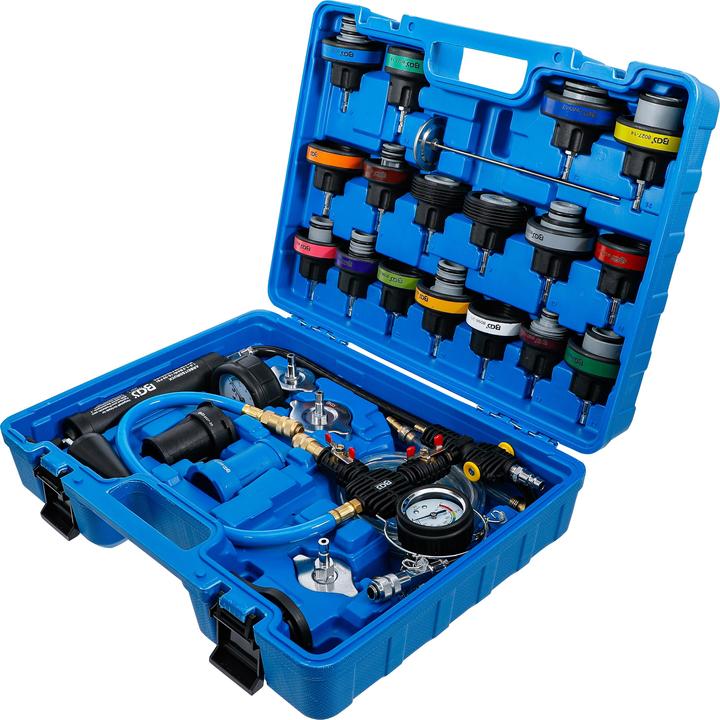 Immagine prodotto BGS Set per test pressione sistemi di raffreddamento incl. strumenti di riempimento 28 pz.