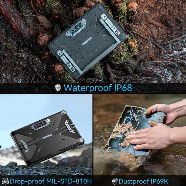 Produktbild Oukitel RT7 (5G, 10.10", 256 GB, Schwarz)