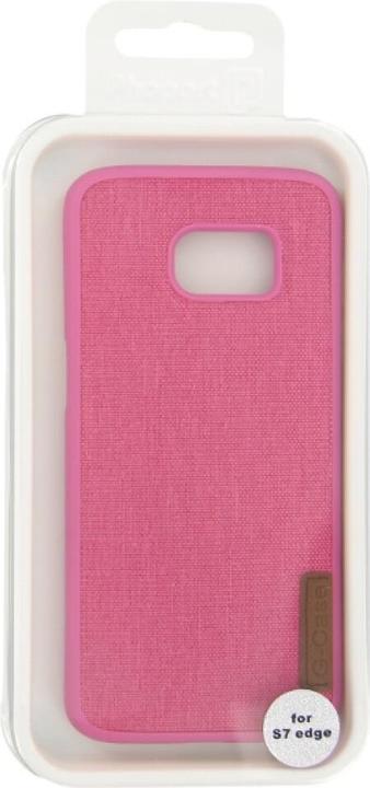 Immagine prodotto OEM Custodia in silicone tessile per Samsung S7 Edge rosa (Samsung Galaxy S7 Edge)
