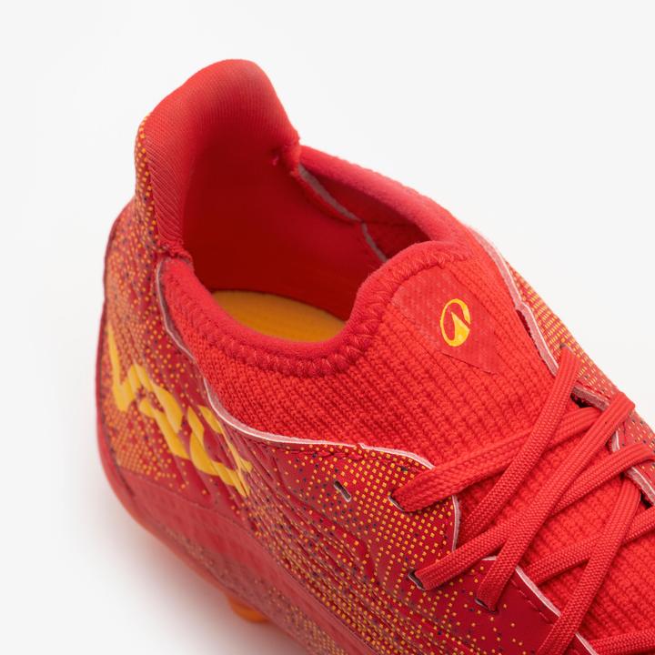 Immagine prodotto Kipsta Kids' Lace-Up Football Boots Viralto III FG - Red (38)