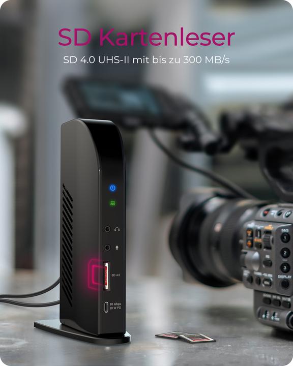 Produktbild Icy Box IB-DK2256AC (USB-C, 14 Ports)