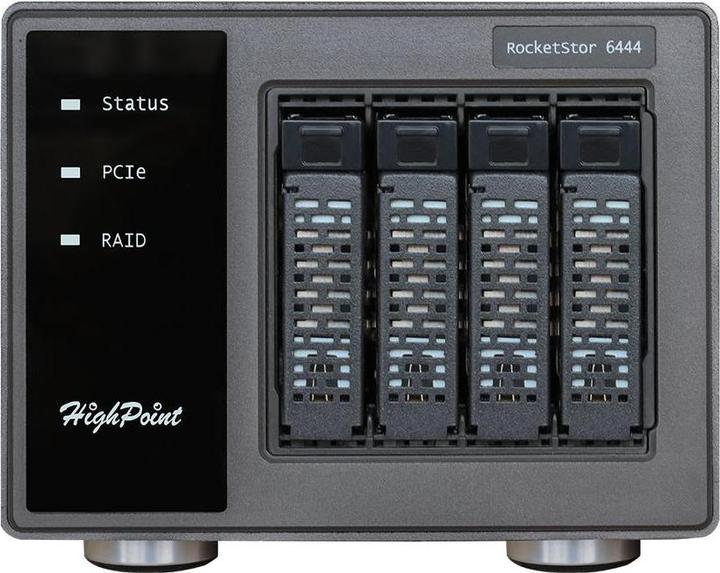 Actual product image HighPoint RocketStor SSD6444 2.5 external enclosure (2.5")