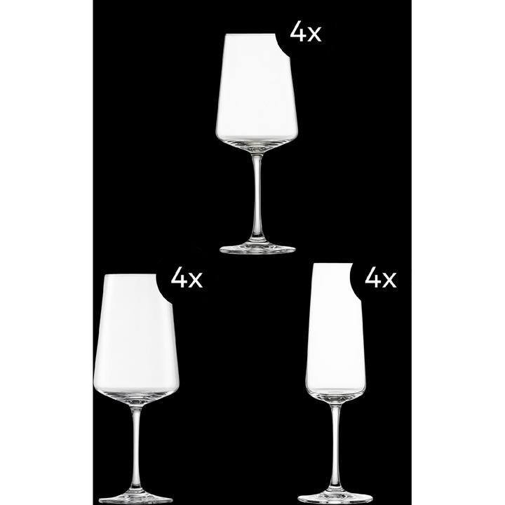 Immagine prodotto Schott Zwiesel Set di bicchieri Mio Vino (38 cl, 12 Occhiali, Set di bicchieri da vino)
