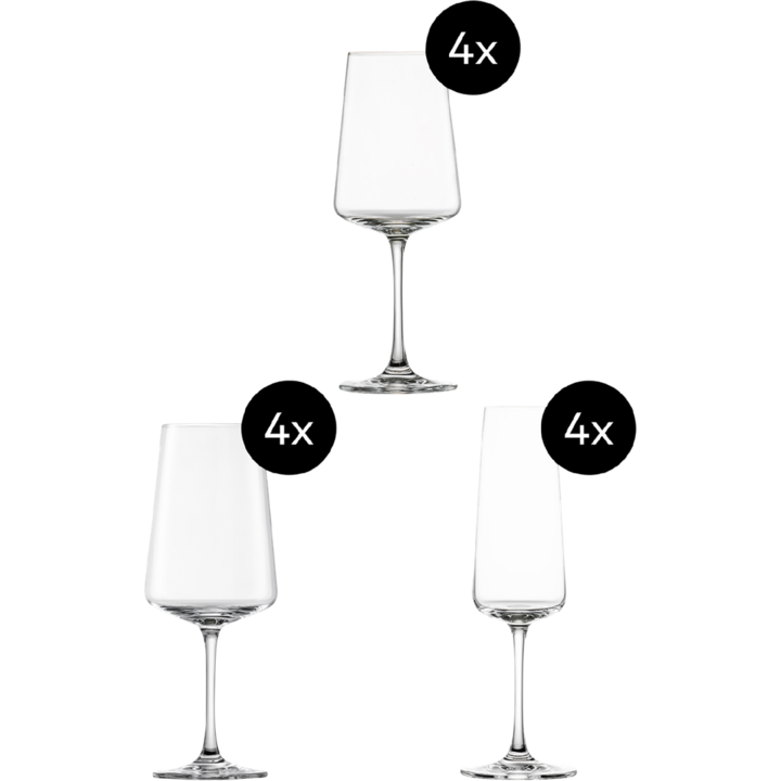 Actual product image Schott Zwiesel Mio Vino glass set (38 cl, 12 Glasses, Wine glasses set)
