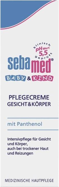 Produktbild Sebamed BABY & KIND PFLEGECREME, 75 ml CRE
