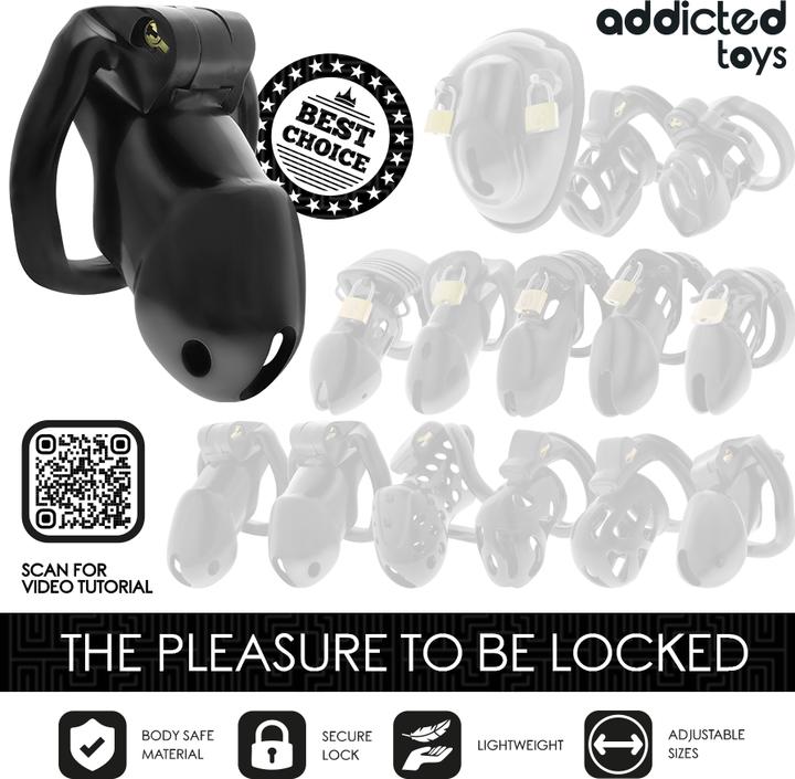 Actual product image Addicted toys Locked - Mindnight Cell Peniskã„Fig 4.2 cm Grã–Sse M