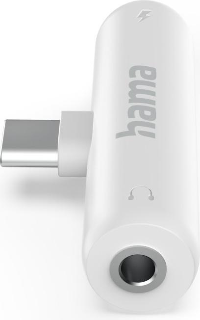 Actual product image Hama Audio-Adapter inkl. Ladefunktion (USB Type C, 3.5mm jack)