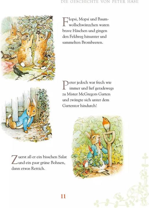 Actual product image Peter Hase Sämtliche Abenteuer (German, Beatrix Potter, Kim Landgraf, 2014)
