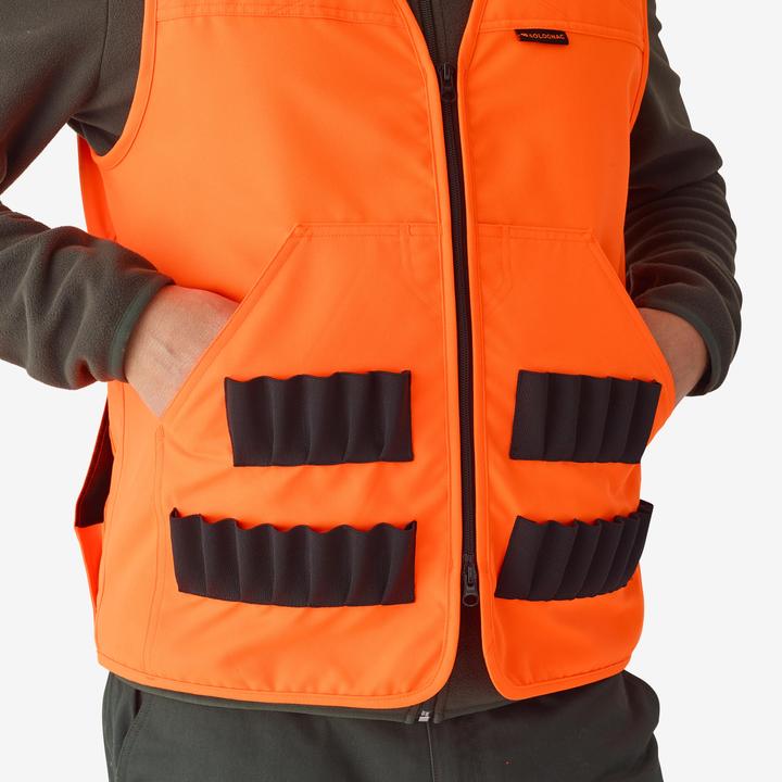 Produktbild Solognac Jagdweste 100 orange PSA (S)