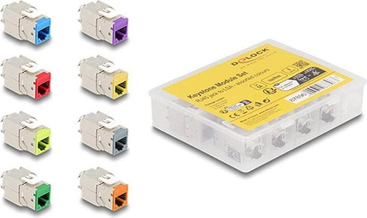 Actual product image Delock Keystone module RJ45 socket to LSA Cat.6A (Keystone module)