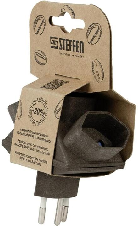 Produktbild Steffen Mehrfachadapter COFFEE sternförmig 3xT13 br (Typ 13, 3x)