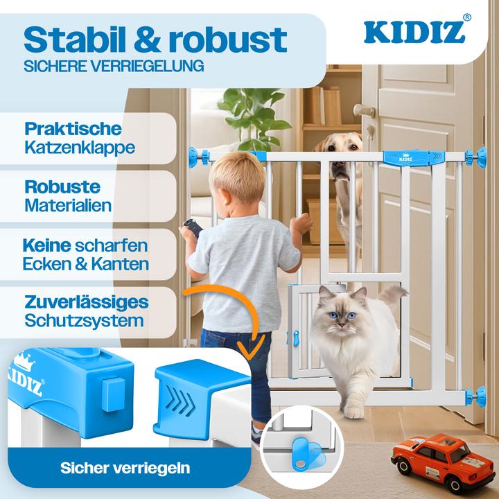 Produktbild Kesser Türschutzgitter Blau 74-87cm (74 - 87 cm)