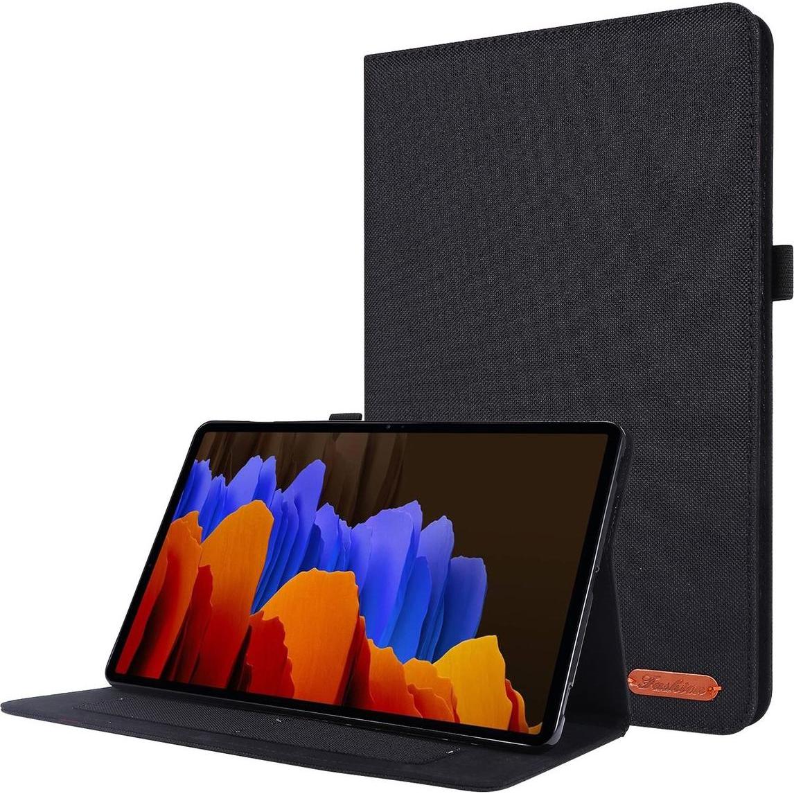 König Design Schutz Tablet Hülle für Samsung Galaxy Tab S7 FE Case Cover Tasche Etuis Schwarz (Galaxy Tab S7 FE), Tablet...