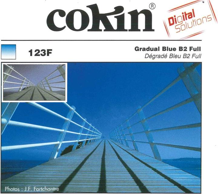 Cokin A123F Verlauffilter blau 2 full (62 mm, Farbfilter)