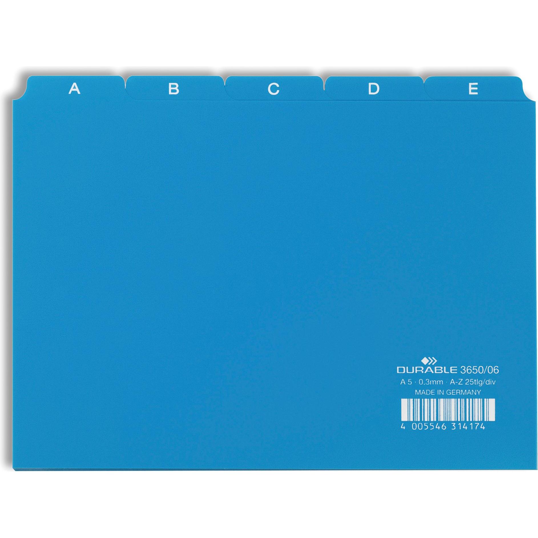 Durable, Kartenaufbewahrung, Leitregister (A5)