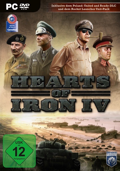 Paradox Interactive Hearts of Iron IV - Win - DVD - English, German (Windows, DE)