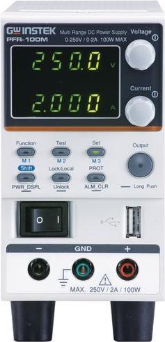 GW Instek Instek PFR-100MGP Labvoeding, controllable 250 V (max.) 2 A (max.) 100 W RS232, RS485, USB, GPIB