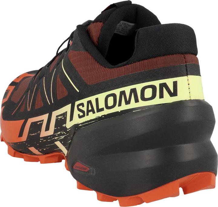 Actual product image Salomon Speedcross 6 Laufschuhe Rum Raisin / Cherry Tomato / Cognac Herren (44 2/3)