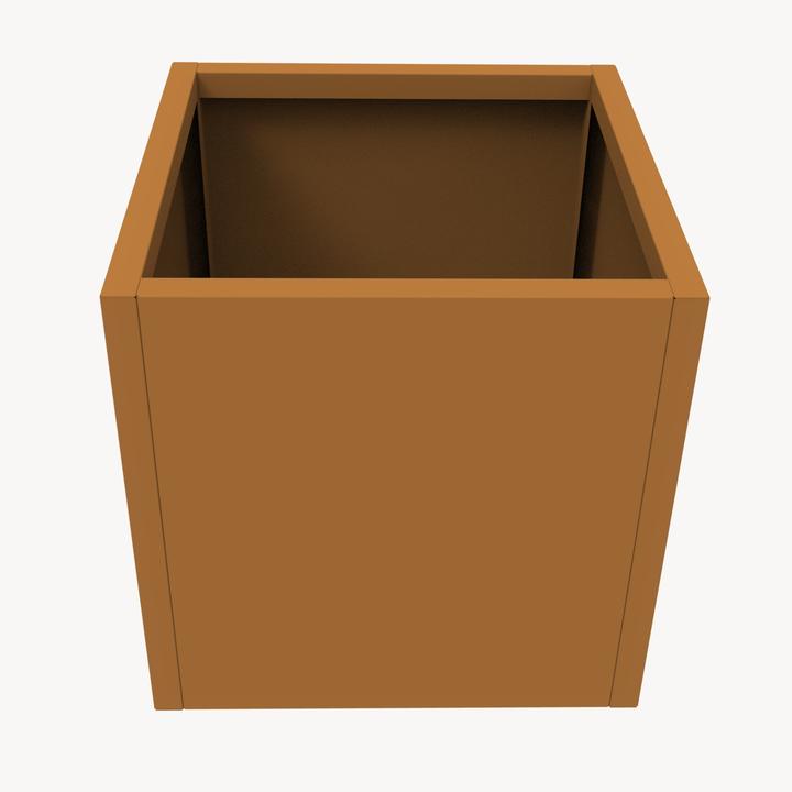 Produktbild Casa.Pro Pflanzkübel Vaargel 60x60x60 cm verzinkter Stahl Braun