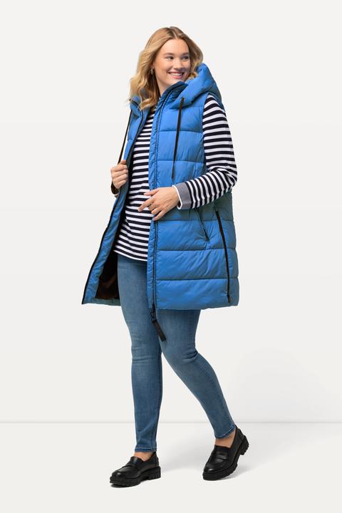 Actual product image Ulla Popken HYPRAR Long Quilted Vest (46, 48)