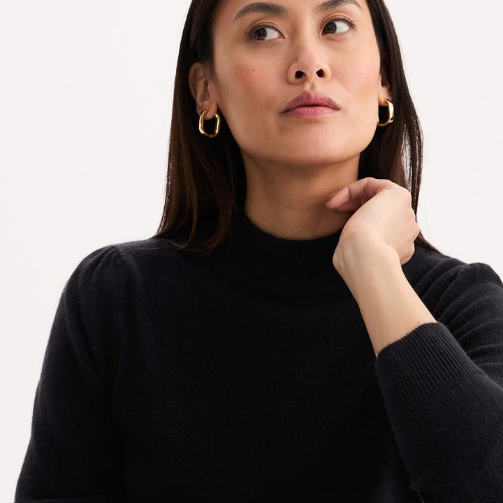 Produktbild Anne Weyburn Stehkragenpullover aus weichem Strick (38)