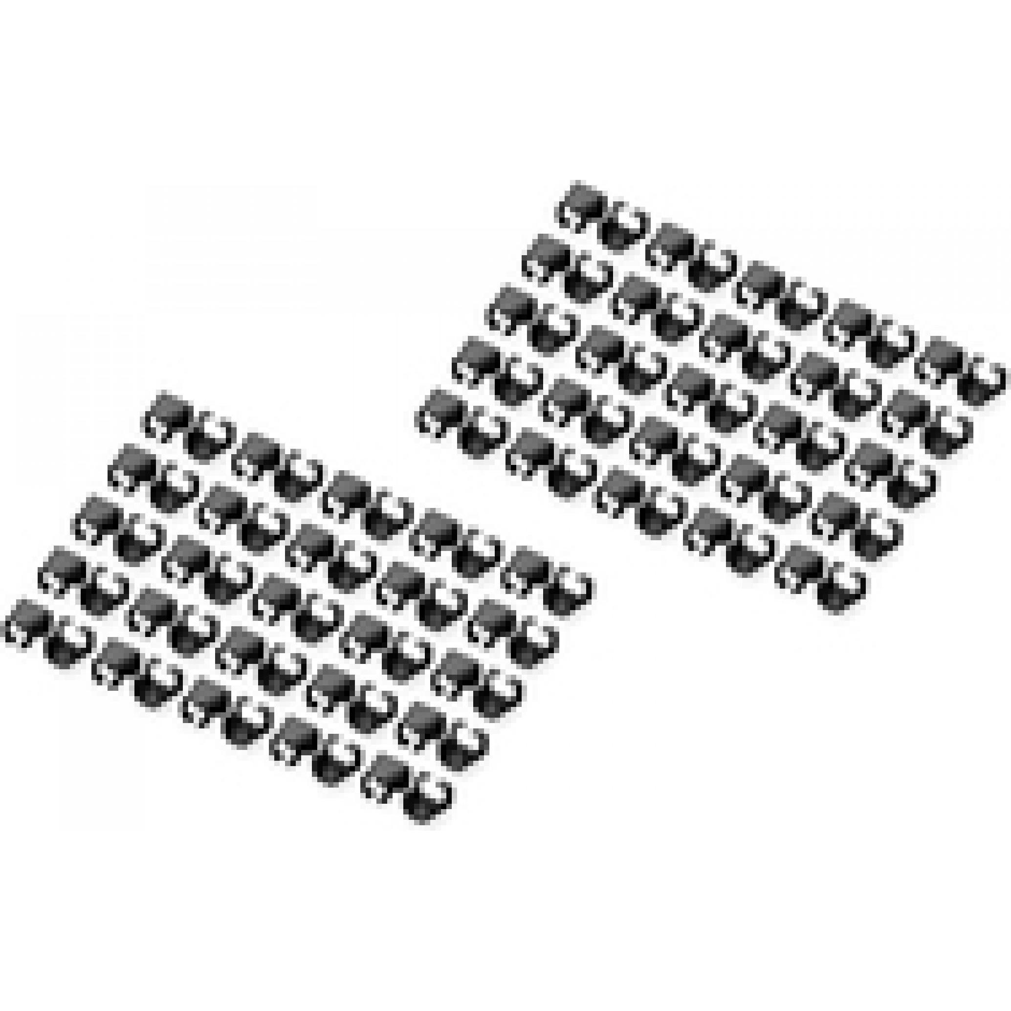 Digitus Farbclips für RJ45-Kabel Farbe Schwarz, 100 Stück Packung (CAT5e, 0.01 m), Netzwerkkabel