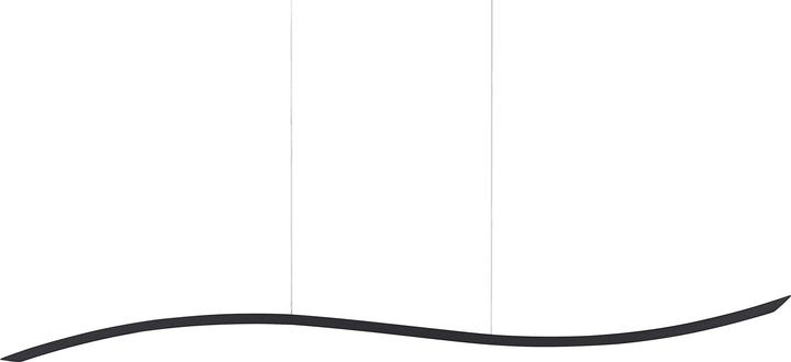 Image du produit Beliani Suspension LED noir forme de vague CALAO (1250 lm)