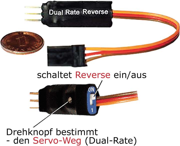 Simprop dual-rate & servo reverse module uni